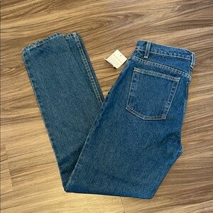 NWT American Apparel High Wasted Blue Jeans